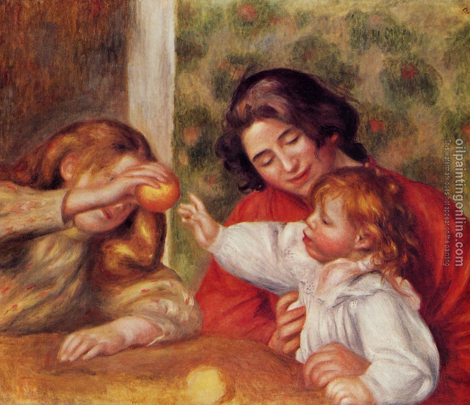 Renoir, Pierre Auguste - Gabrielle, Jean and a Little Girl